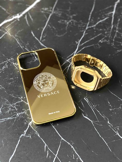 versace phone case iphone 11 pro max gold|Versace watches for men.